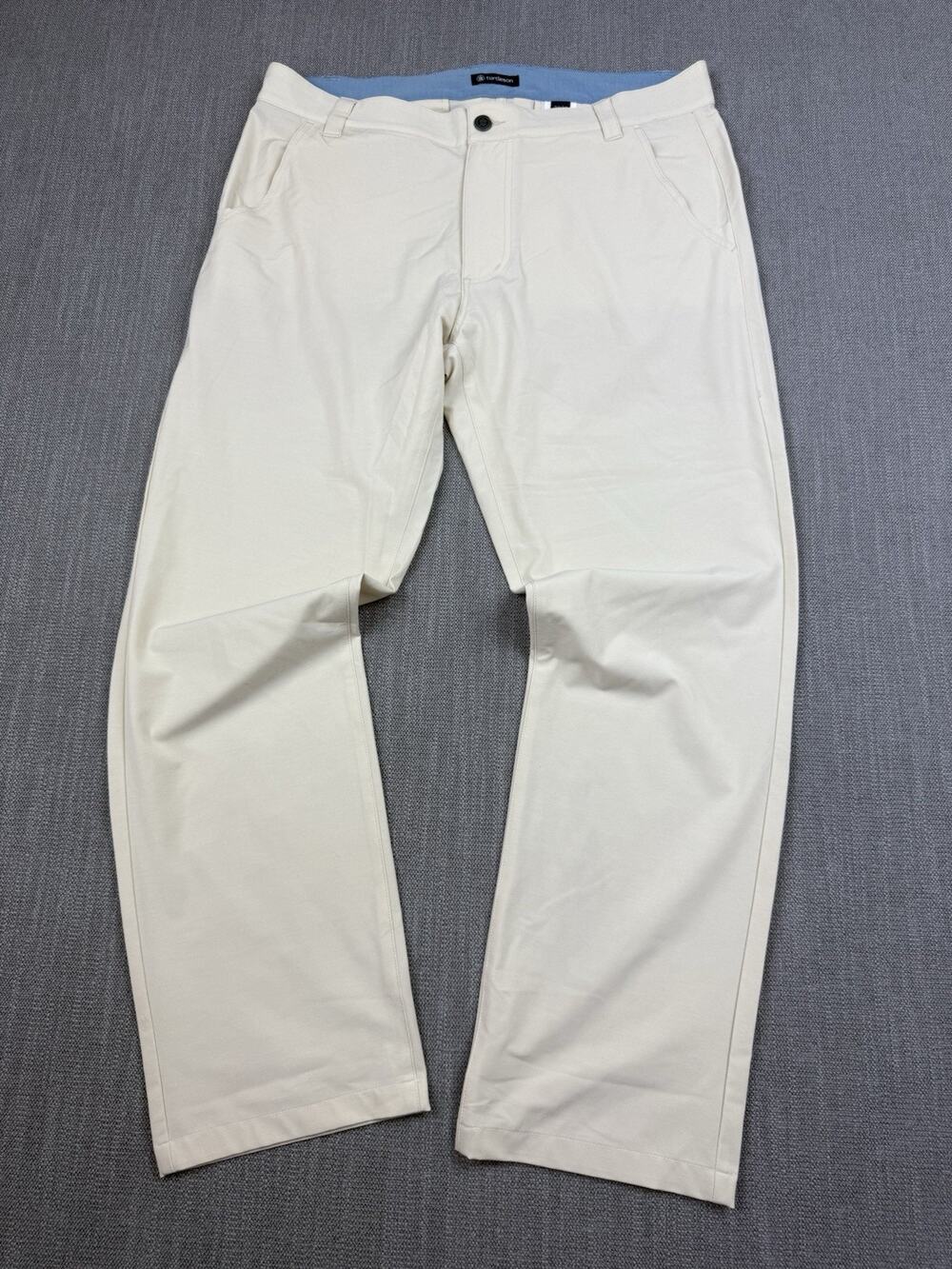 Turtleson Golf Pants Men’s 34x30 Beige Performance Stretch Flat Front Casual
